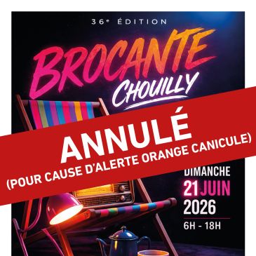 brocante annulé